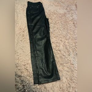 Gap faux leather pants